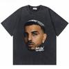 Rapper Rauw Alejandro Cosa Nuestra Vintage Washed T Shirt Men Women Hip Hop Fashion Pop Music Tshirt Mens Oversized Tshirts