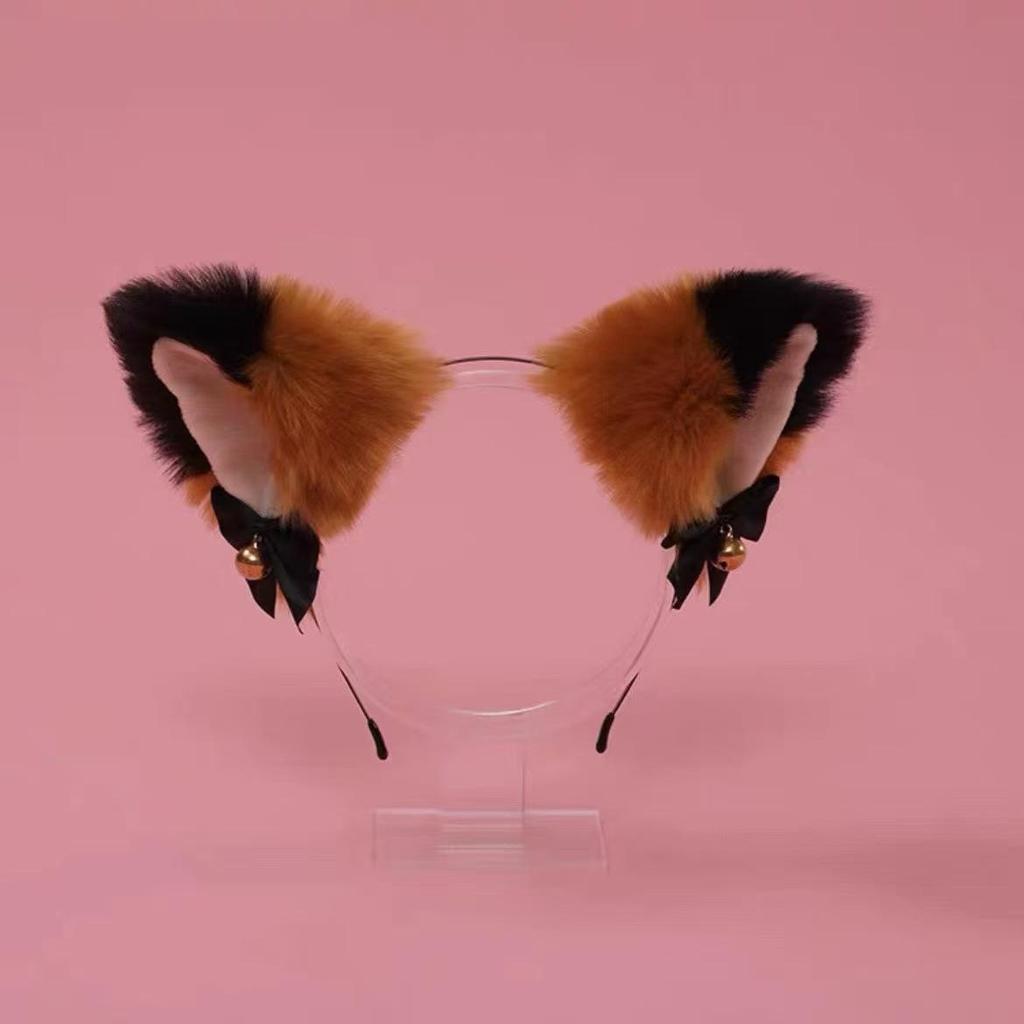 Super Cute Plush Cat Ear Headband and Hair Clip Set