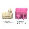 Backpack Dog Succulent Pot Mold Flower Pot Resin Mold Home Office Desktop