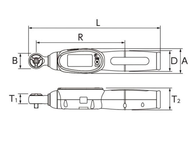 KTC Machine Memork 10 Part (Kyoto Tools) / 6.3 Sq. Number GNW010-R2