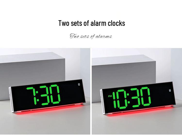 Multifunctional LED Digital Alarm Clock - Stylish Desktop & Living Room Dual Use 5527