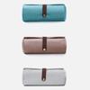 Compact Flannel Jewelry Organizer PVC Rings Necklace Storage Pouch  Daily