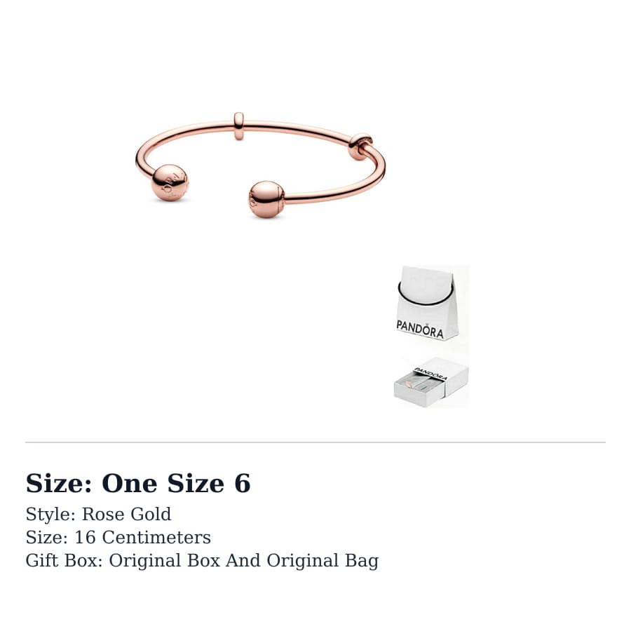 Pandora Bangles Women`s Rose Gold 586477