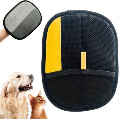 Pet Hair Removal Glove for Cats & Dogs, Efficient Grooming Gloves for Pet Hair, Cat Grooming Gloves for Hair Removal, Reusable Pet Hair Remover Glove