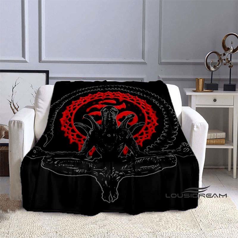 Alien Vs. Predator Printed Blanket Warm and Beautiful Flannel Soft and Comfortable Home Travel Bed Blanket Birthday Gift