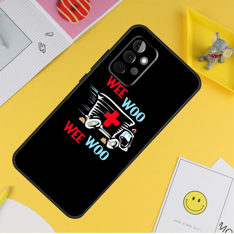 Ambulance EMS EMT Paramedic Case For Samsung Galaxy A36 A16 A56 A06 A54 A34 A14 A13 A53 A12 A22 A32 A52 A35 A17 A15 A55