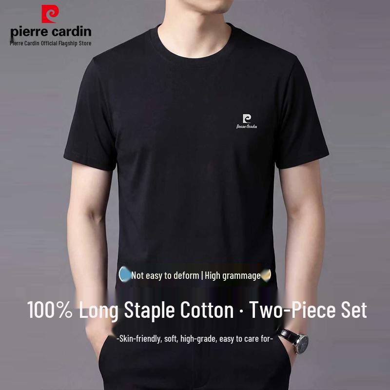 Pierre Cardin Men s 100% Cotton Short Sleeve T-Shirt L
