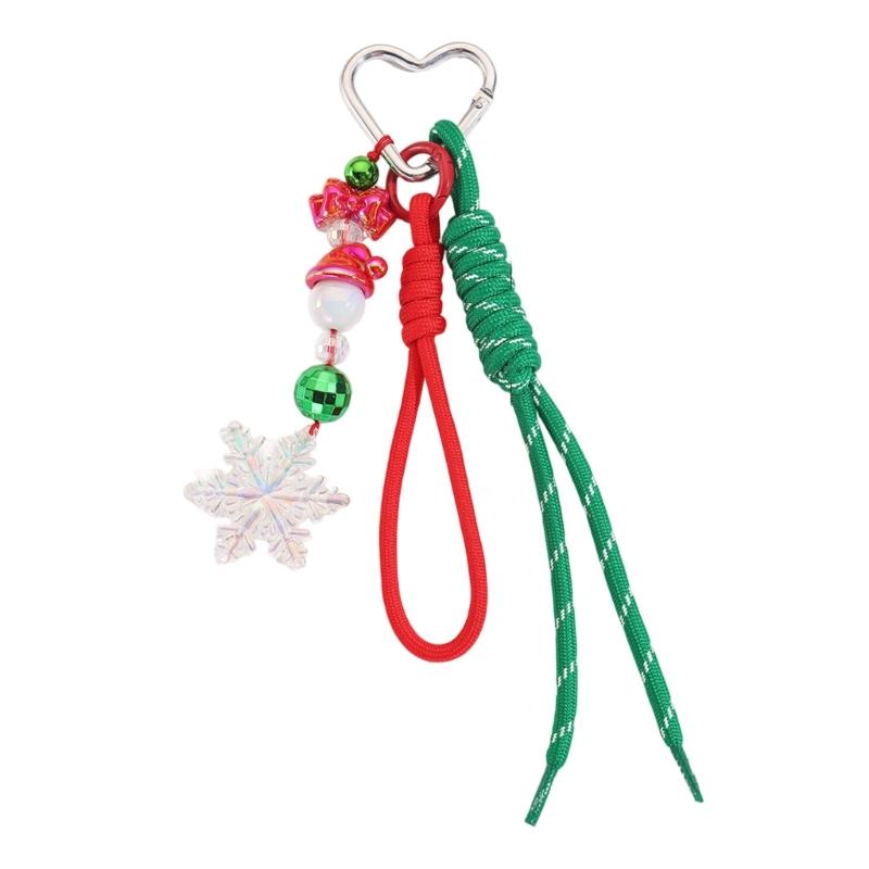 Miniature Holiday Key Chain Decorative Gift Item Child Friendly Sturdy Materials Cute Christmas Key Holder