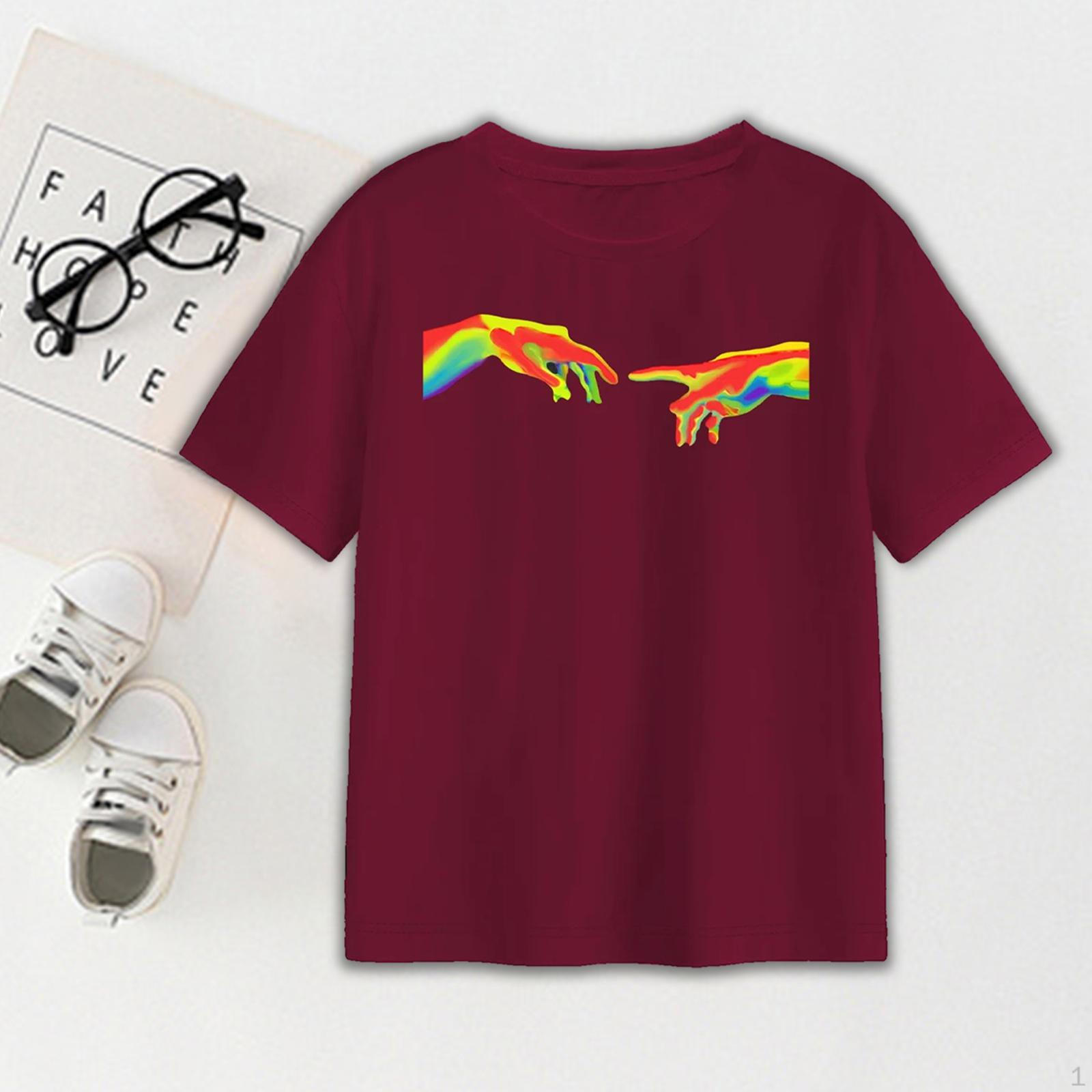 

Женская футболка Базовая футболка Спортивная одежда Уличная одежда Топы с короткими рукавами с круглым вырезом