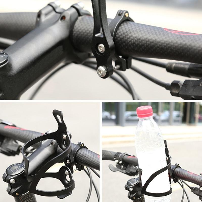 Bicycles Water Bottle Conversion Rack Adapter Bicycles Water Bottle Rack Aluminum Holder Adapter Water Bottle Holder