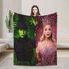 Couverture Pelucheuse Chaude Wicked 2 Film Musical Affiche Glinda Flanelle Housse Canapé-Lit Salon