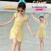 Trendy Girls' One-Piece Swimsuit: Stylish Summer 2026 Hot Spring Swimwear