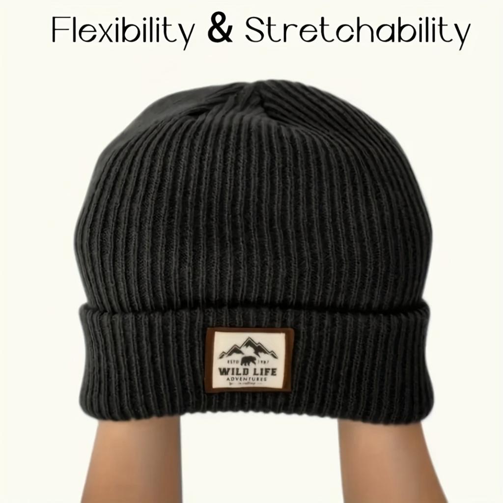 Unisex Winter Hat, Adjustable Loose Fit,Suitable for Outdoor Activities and Daily Wear, Hand Washed Design for Warmth and Cold Resistance