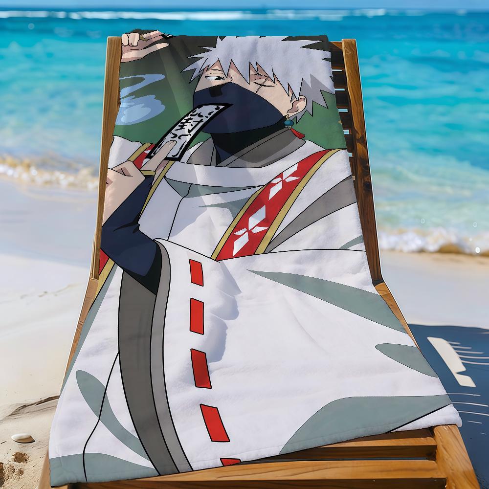 N-Naruto-S Kakashi-S Cool Towel Sports Quick Dry Travel Camping Gear Sandproof Soft Light Large Beach Towel