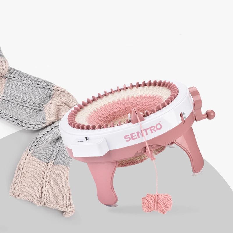 Dětská DIY ruční pletací hračka Vlněný stroj 48 jehel Kulatý válec Řemeslná sada Pro děti Pletací zábava a kreativita Skvělý dárek pro začátečníky