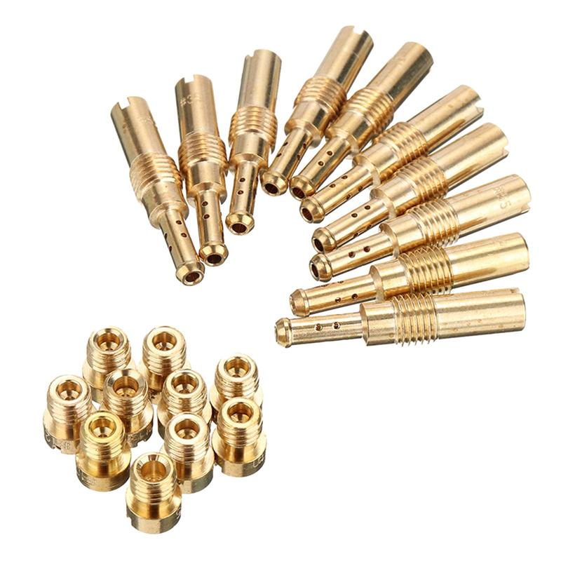 20x Carburetor Main Jet Kit Pieces Slow Jet Durable Easy to Install Spare Parts
