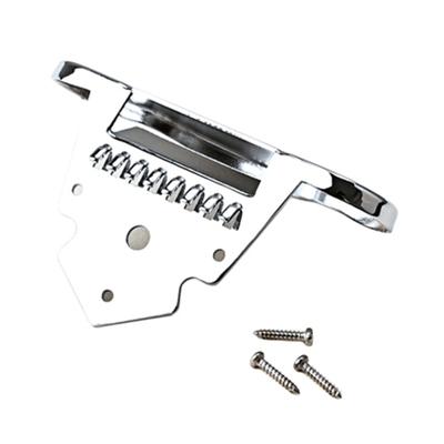 3.1x1.8inch Metal Mandolin Tailpiece Replacement Kit for 8 Strings Mandolins with Four Preinstalled Mounting Screw Holes