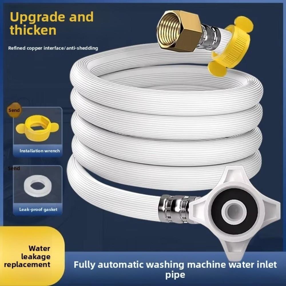 80-500cm Length Flexible Braided Hose PVC Kitchen Bathroom Plumbin Durable Plumbing Hose