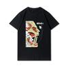 Plus Size Anime Attack On Titan Women's T-shirt Levi·Ackerman Eye Punk Tops Summer Harajuku Loose Gothic Short Sleeves Tshirt