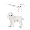 dog Hemostat Ear Hair Clamp Puller Remover, Straight/Curved