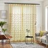 Window Screen Grey Branches Towel Embroidery Curtain Embroidery Leaves