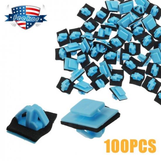 Pack of 100 Blue Rocker Panel Retainer Moulding Clips for Kia Hyundai 87756-1F00