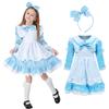 Moerstar Kids Maid Cute Dress with Perfect for School and Cultural Festivals Costume, Apron, Halloween, Events, Festivals, (Size L)