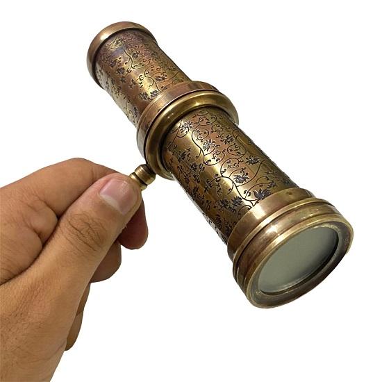 Brass Kaleidoscope, Gift, Birthday Gift, Kids Puzzle Gift, for Kids, Gift for Grandson