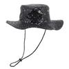 Sequined Bucket Hat Outdoor Sun Hat for Outdoor Fishing Hiking Caps Breathable Sunscreen for Hot Season