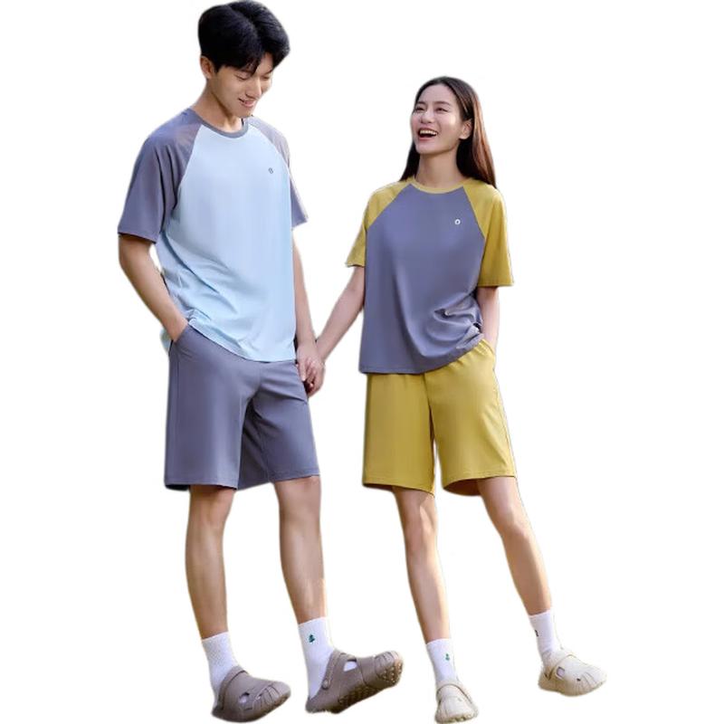 Modal Cotton Short Sleeve Pajama Set for Women L/175