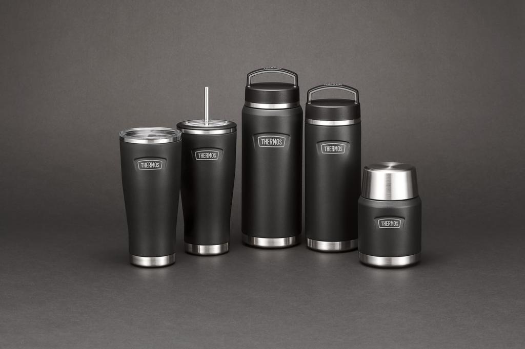 [ICON SERIES] Thermos Hydration Bottle, 945ml, Cold Insulation Only, Granite, American Design, Icon Series ASHA-945 GRT