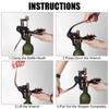 Bottle Opener Rabbit-Shaped Zinc Alloy Kitchen Tools Bar Lever Corkscrew Wine Opener Barware