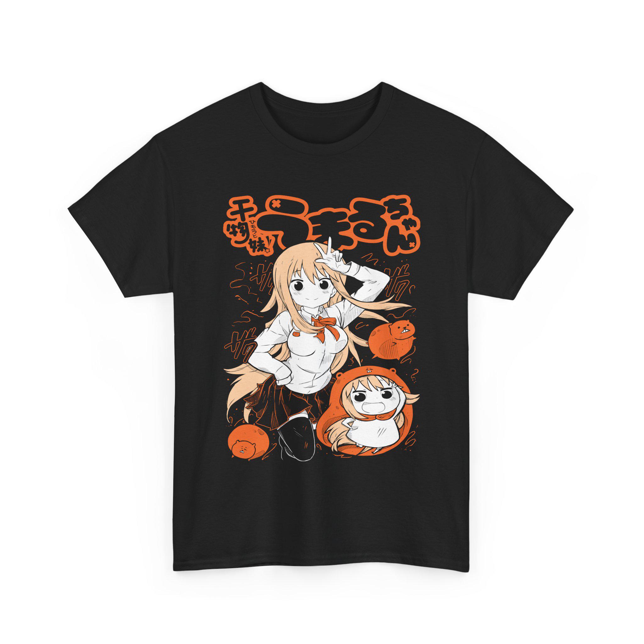 

Umaru Doma Fanmake Himato Umaru Tshirt Anime Shirt Mens and Womens Summer Cotton Loose and Fashionable Round Neck Top 4XL