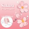 5/10pcs Cherry Blossom Magnetic Bag Clips 3D Flower Food Seal Clips Reusable Grip Stick Potato Chip for Snack Bags Kitchen Home