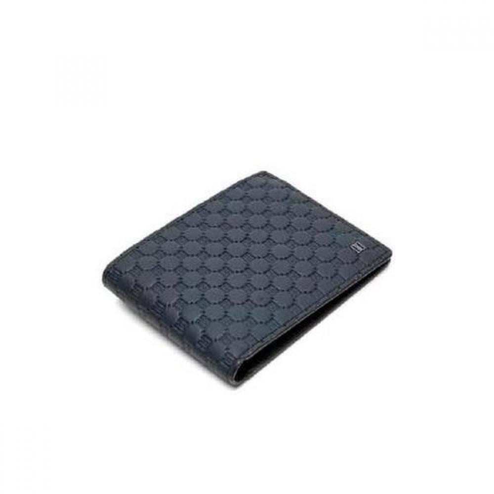 Daks Navy Embossed Leather Mini Dd Logo Wallet Dbwa1e373n2