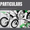 Simulazione 1:Modellino in Lega di Motocross Kawasaki KX450 Scala 1:12 Modello di Motocicletta Diecast con Suono e Luci Giocattolo Veicolo per Ragazzo Regalo