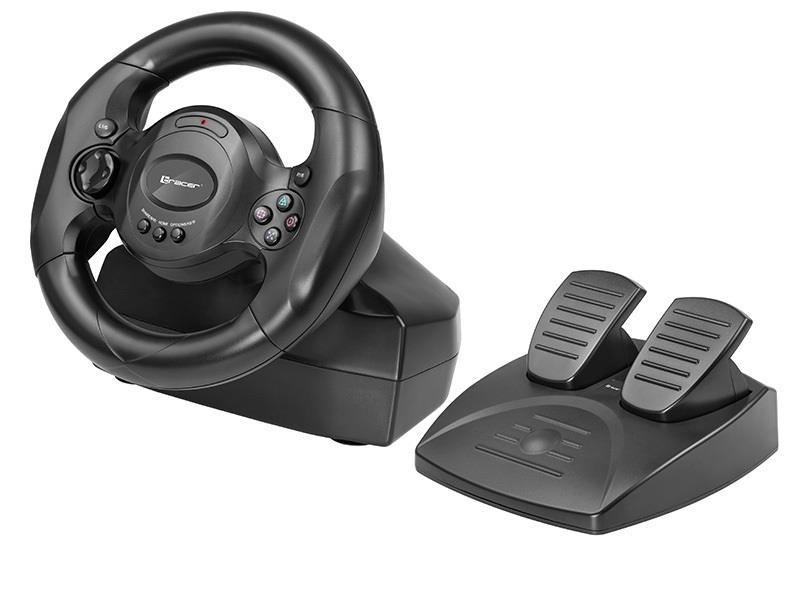 Tracer Schwarz Lenkrad Rayder 4 In 1 180 Grad Vibrationsfeedback Kabel - Bild 5