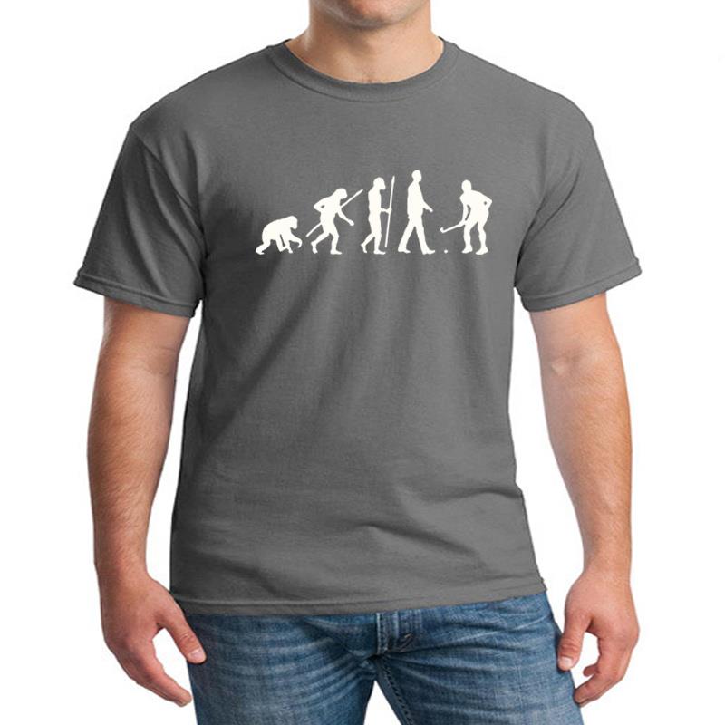Evolution Field Hockeyer Unisexs Print Tshirt 100 Cotton Male Tops Tee Casual Popular Fashion Oneck T Shirt Harajuku Streetwear