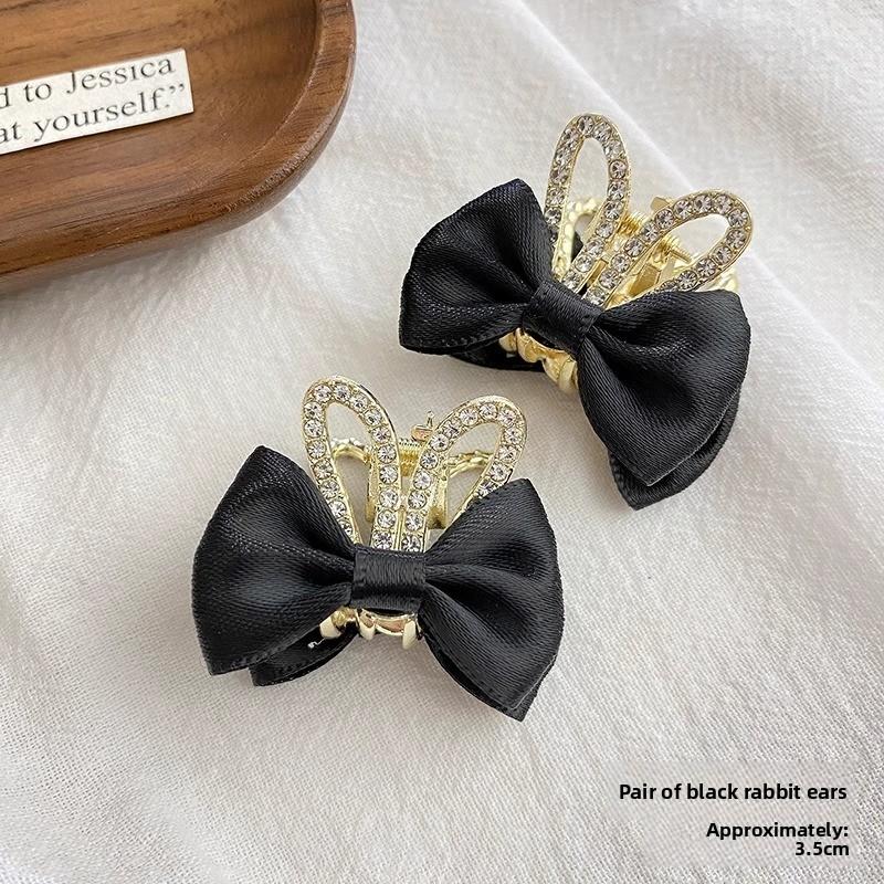 Small Hair Clips New Year's Headwear New Year's Red Bangs Hair ClipsSide Forehead Hair Clips Little Princess Hair Clips