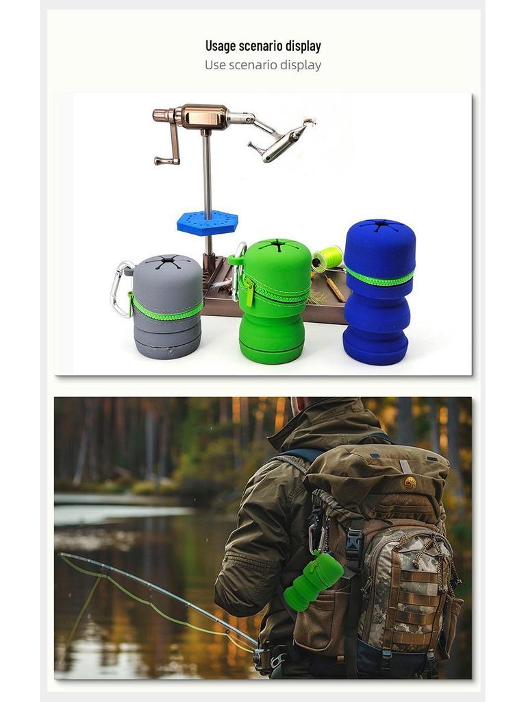 BLF Foldable Fishing Line & Lure Storage Organizer