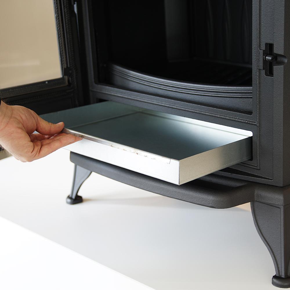 Wood Burning Cast Iron Stove KRATKI K6 Ø 130 8 kW with Hot Plates