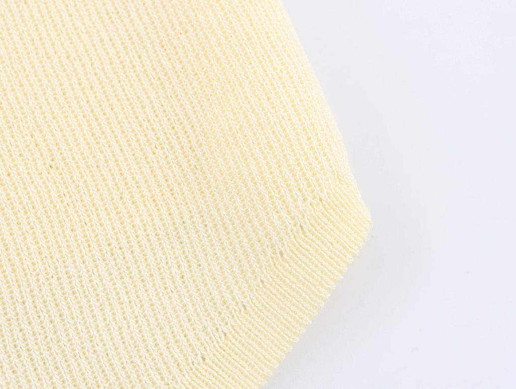 Spring 2025 Women's European & American Fashion Pleated Knit Top