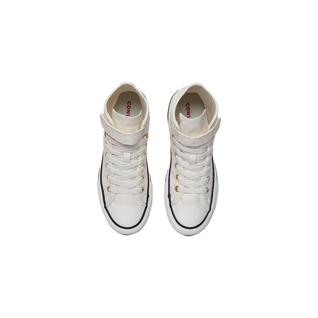 Converse Chuck Taylor All Star Easy-On High PS Valentines Day 2023 - Vintage White Kids Sneakers Cream Back-Alley-Brick A04951F