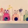 Bunnies Ear Box Cutting Dies Scrapbooking Stencils Carbon Steel Die Cut Templates for Card Making Packaging Decoration