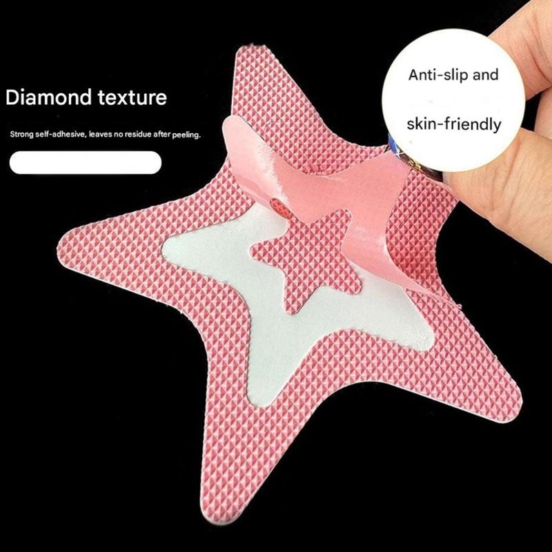 12/24Pcs Star Shape Anti Slip Shower Sticker Adhesive Decal Safety Bathtubs Strips for Bath Tub,Shower Floor,Stair