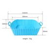Soft Square Silicone Pot Mould Liners Baking Basket New Silicone Mold  for Air Fryer