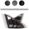 For Honda Civic 10th Gen 2016-2020 Sedan Rear Side Window Louvers Air Vent Scoop Shades Cover Trim Blinds Carbon Car Accessories