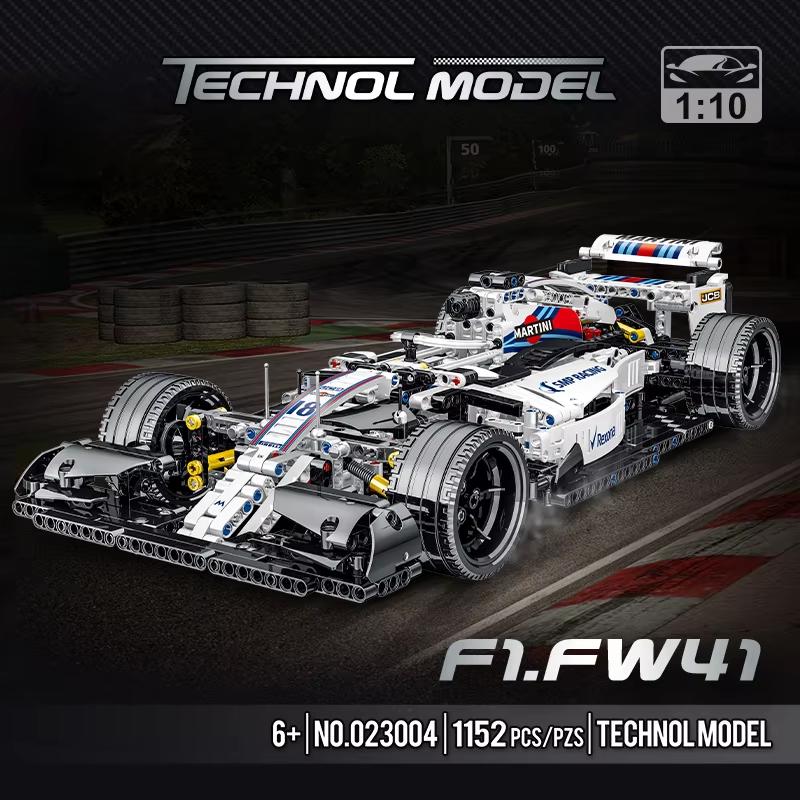 High-Standard 1152Pcs High-Tech First-Class F1 First-Class Racing Car Construction-Set High-Standard Construction-Blocks Collection Kit -