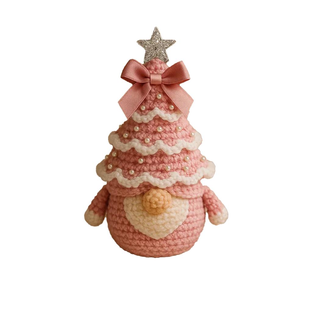 DIY Crochet Christmas Tree Kit Handmade Holiday Decoration Set