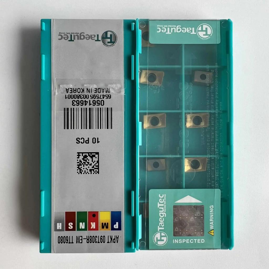 TaeguTec / APKT09T308R-EM TT6080 /Original Genuine CNC Alloy Blade 10 PCS